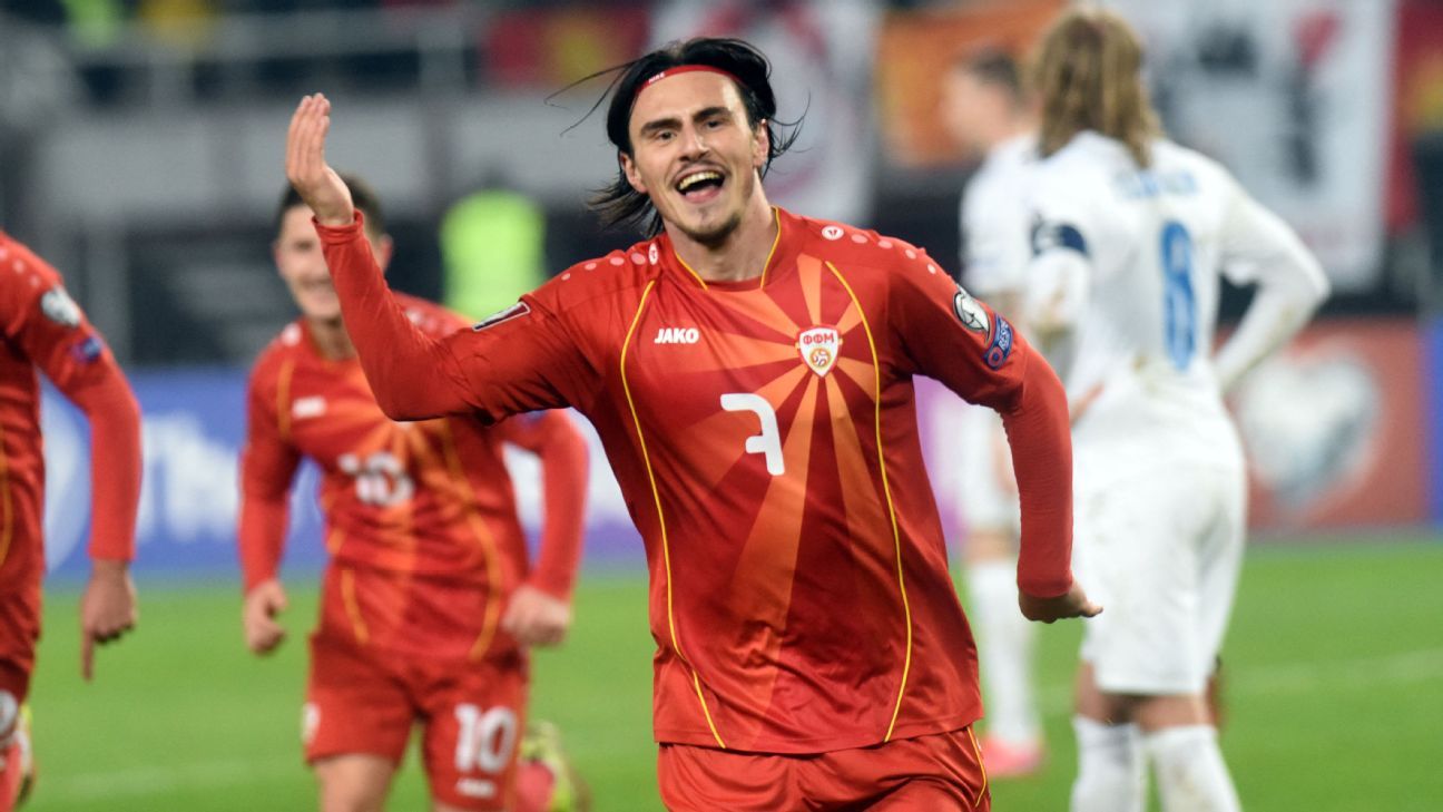 North Macedonia vs. Iceland - รายงานการแข่งขันฟุตบอล - 14 พฤศจิกายน 2021 - ESPN
