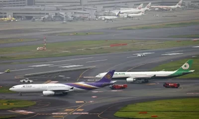 การแจ้งเตือนหมายเลขนำโชค: เครื่องบินการบินไทยชนอีวาแอร์ในญี่ปุ่น