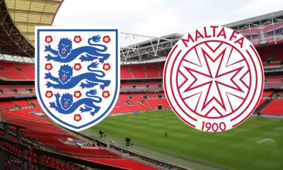 ดูบอลสด มอลตา vs อังกฤษ ยูโร 2024 รอบคัดเลือก