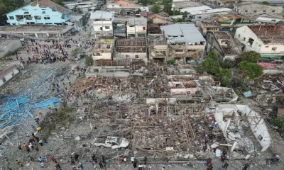 โกดังเก็บพลุะเบิด ดับ 12 ศพ เสียหาย 292 หลังคาเรือน
