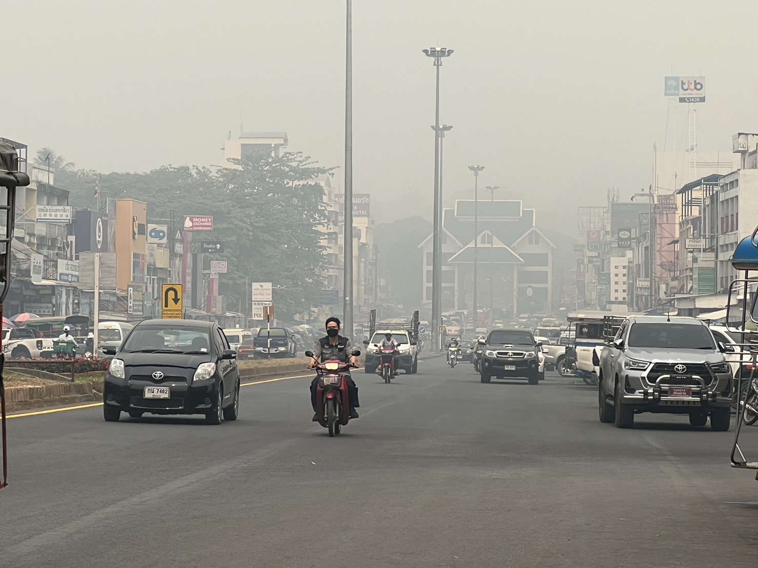 ศูนย์สื่อสารมลพิษทางอากาศ เตือนภัย "ฝุ่น PM2.5" ในจังหวัดเชียงราย