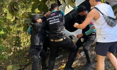 นักท่องเที่ยว 7 คนได้รับบาดเจ็บจากอุบัติเหตุรถตู้โดยสารชนกันในจังหวัดเชียงใหม่