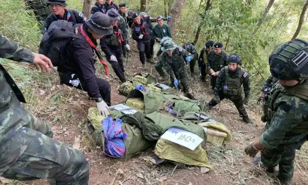 ทหารเชียงใหม่ปะทะขบวนค้ายา ชาย 2 รายเสียชีวิต ยึดยาบ้า 1.5 ล้านเม็ดใกล้ชายแดน