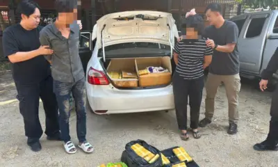 จับสามีภรรยาคู่ที่แม่สาย เชียงราย พร้อมยาบ้า 975,000 เม็ด