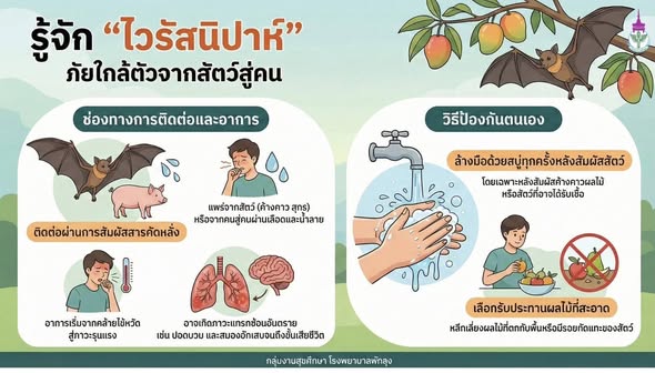 อาการของไวรัสนิปาห์