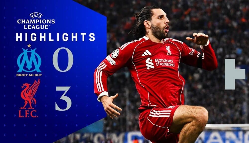 ลิเวอร์พูลคว้าชัยชนะอย่างเด็ดขาดเหนือมาร์เซย์ 3-0