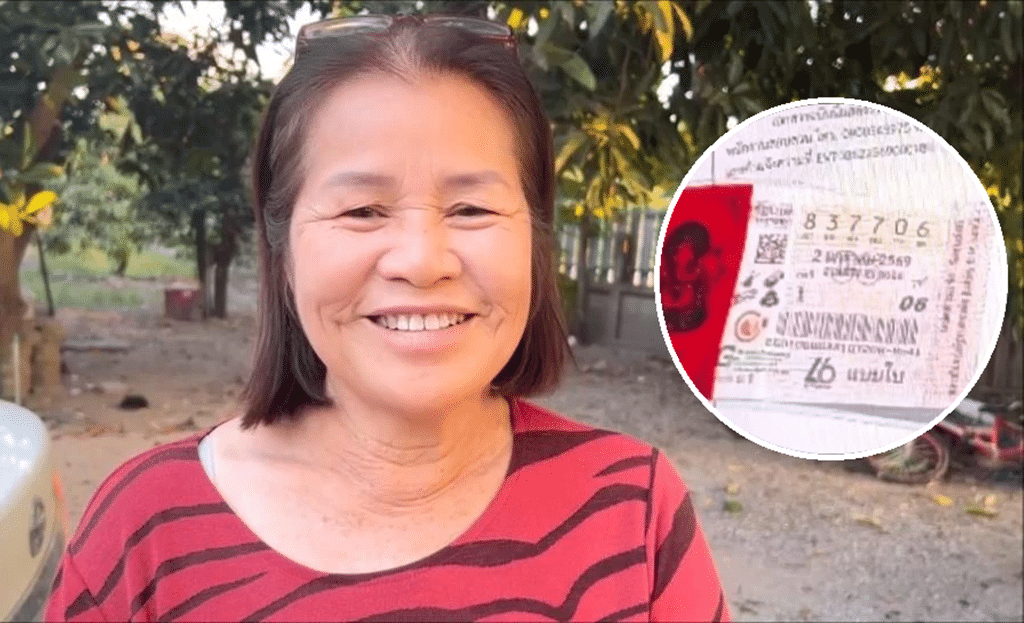 แม่ค้าขายกับข้าวลำพูนถูกรางวัลที่ 1 รับ 12 ล้าน