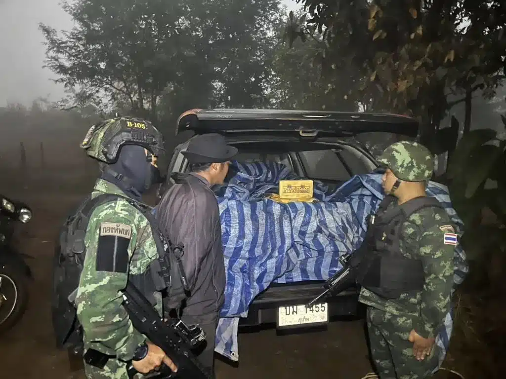 ทหารสกัดกั้นการลักลอบขนยาเสพติดครั้งใหญ่ในจังหวัดเชียงใหม่
