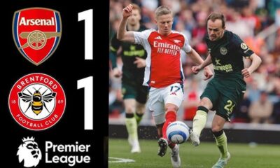 เบรนท์ฟอร์ด เสมอ อาร์เซนอล 1-1