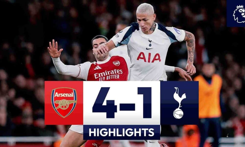 อาร์เซนอลเอาชนะท็อตแนม 4-1