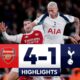 อาร์เซนอลเอาชนะท็อตแนม 4-1