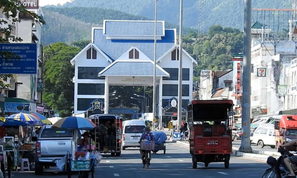 เชียงรายกำลังปรับปรุงด่านชายแดนแม่สายให้เป็นประตูสู่การค้าทางแม่น้ำโขง