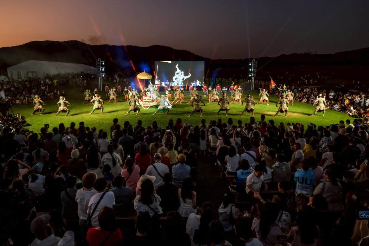 โรงแรมสิงห์ปาร์คเชียงรายจัดแสดงโขนกลางแจ้ง