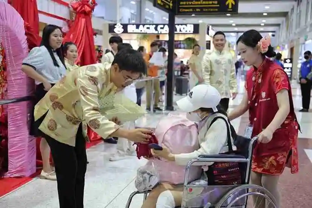 สนามบินเชียงรายเพิ่มสีสันวัฒนธรรม ต้อนรับตรุษจีน