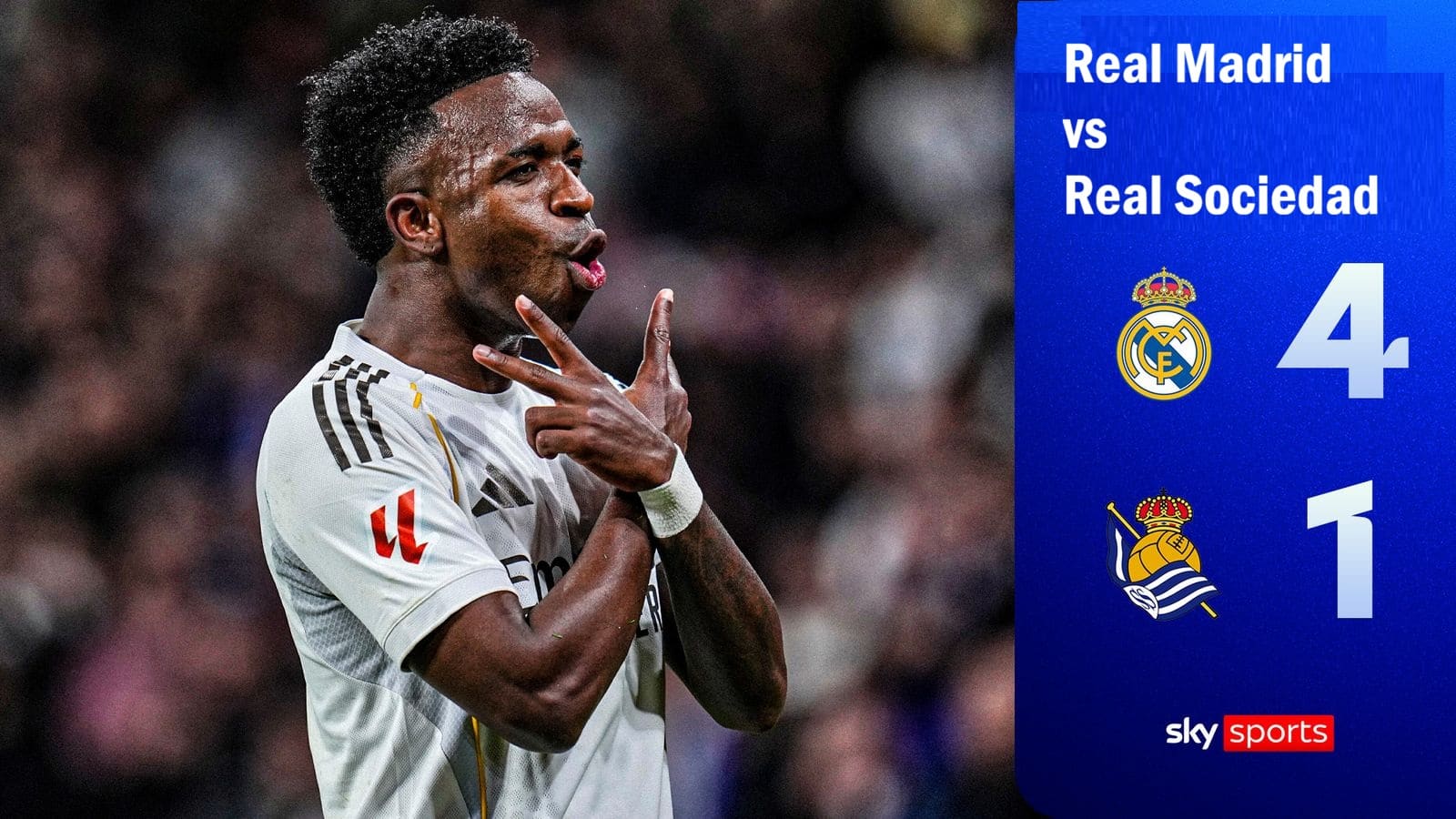 เรอัล มาดริด เอาชนะ เรอัล โซเซียดาด 4-1