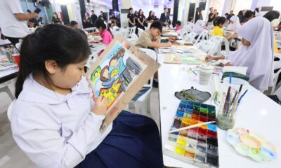 เยาวชนทั่วประเทศร่วมใจกันสร้างสรรค์งานศิลปะเพื่อต่อต้านยาเสพติด