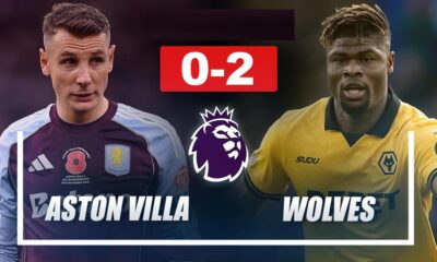 วูล์ฟแฮมป์ตันสร้างความตกตะลึงด้วยการเอาชนะแอสตันวิลล่า 2-0 ที่สนามโมลินิวซ์ สเตเดียม