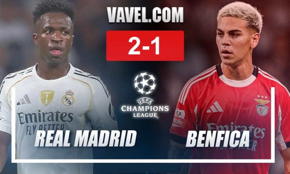 เรอัล มาดริด เอาชนะ เบนฟิก้า 2-1 ในศึกแชมเปี้ยนส์ลีก