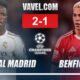 เรอัล มาดริด เอาชนะ เบนฟิก้า 2-1 ในศึกแชมเปี้ยนส์ลีก