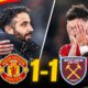 เวสต์แฮม vs แมนยู 1-1