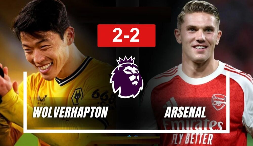 วูล์ฟแฮมป์ตัน 2-2 อาร์เซนอล