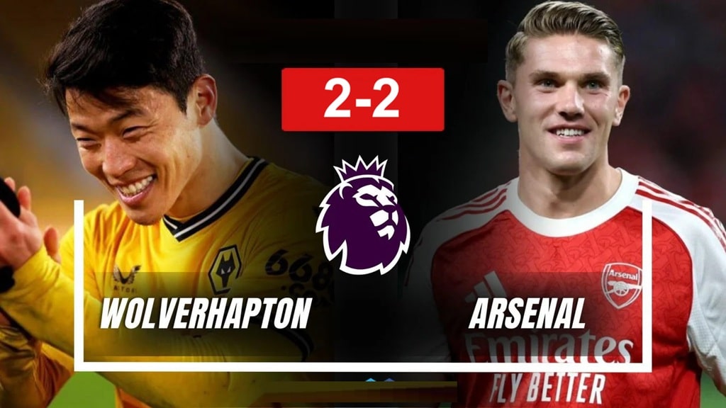 วูล์ฟแฮมป์ตัน 2-2 อาร์เซนอล