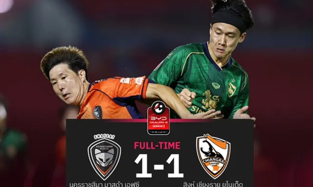 นครราชสีมา เอฟซี vs เชียงราย 1-1
