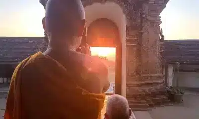 ผู้คนแห่ชมปรากฏการณ์วสันตวิษุวัตที่วัดพระธาตุลำปางหลวง
