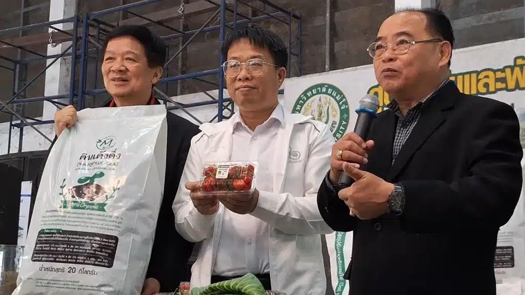 มหาวิทยาลัยแม่โจ้เปิดตัว "ดินเด้ง" นวัตกรรมใหม่สำหรับการเพาะปลูก