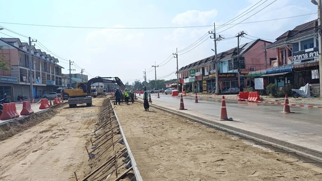 โครงการอุโมงค์ลอดแยกหน้าศูนย์ราชการเชียงรายคืบหน้า 54%, ตั้งเป้าเสร็จปี 2027
