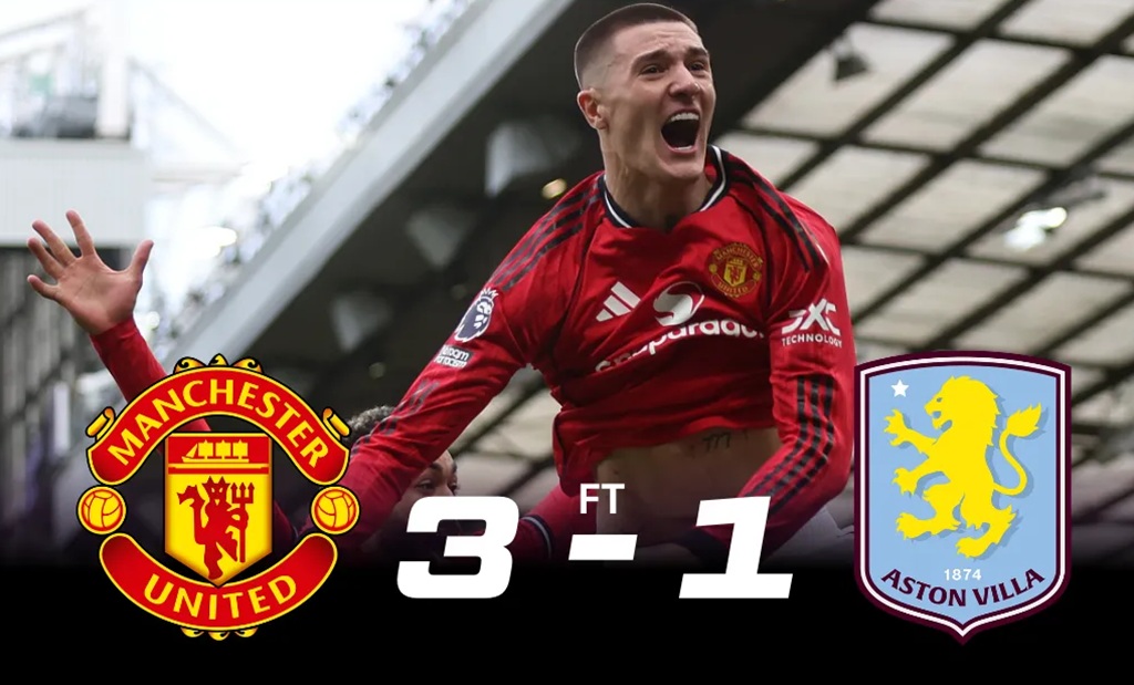 แมนยู พบ แอสตันวิลลา 3-1