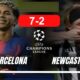 บาร์เซโลนาถล่มนิวคาสเซิล 7-2
