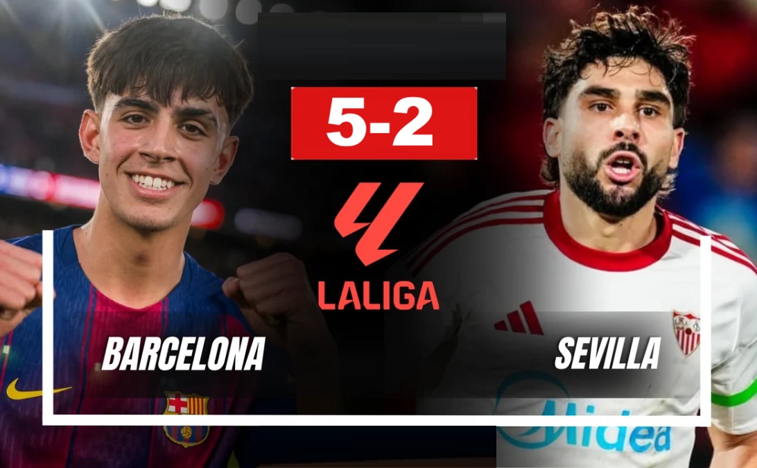 บาร์เซโลน่า ถล่มเซบีย่า 5-2