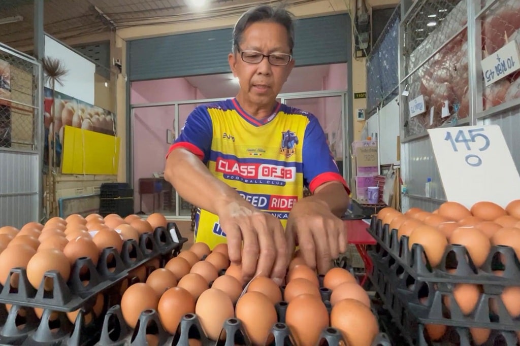 ราคาไข่ไก่ขยับขึ้น 20 สตางค์ต่อฟอง หลังต้นทุนสูงและอากาศร้อนทำผลผลิตลด