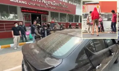 คนขับรถในเชียงใหม่เข้ามอบตัวตำรวจ หลังคลิปวิดีโอเหตุการณ์ทะเลาะวิวาทบนท้องถนนกลายเป็นไวรัล