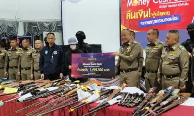 ตำรวจยึดอาวุธปืนผิดกฎหมายกว่า 640 กระบอกในภาคเหนือของประเทศไทย