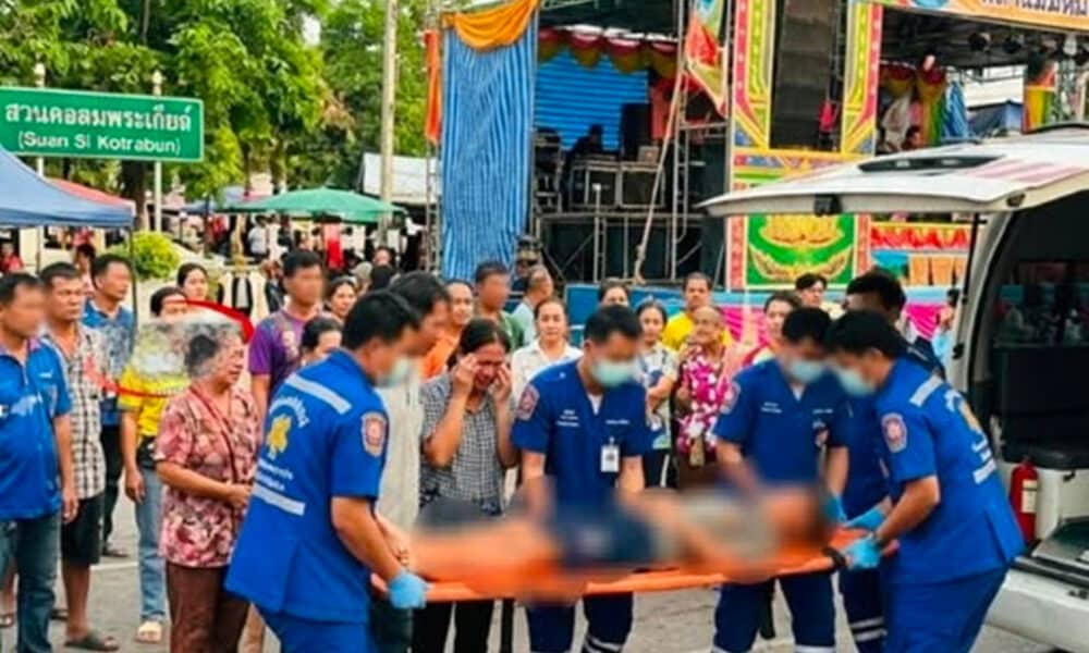 สุดเศร้า! เด็กชายวัย 11 ปีเสียชีวิตจากไฟฟ้าช็อตในงานสงกรานต์
