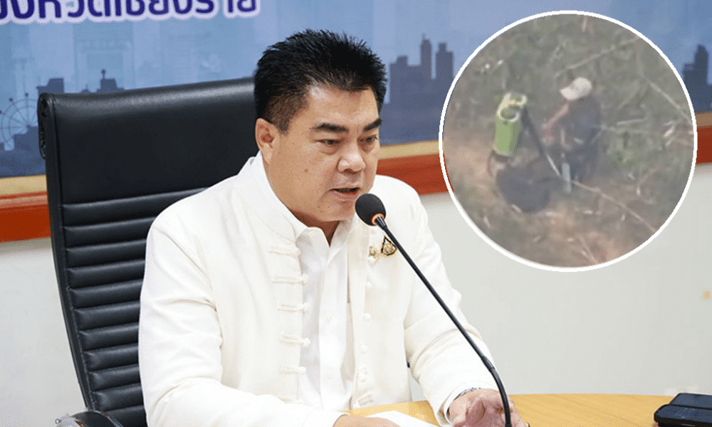 ผู้ว่าราชการจังหวัดเชียงรายประกาศสงครามกับผู้วางเพลิง หลังโดรนจับภาพผู้ก่อเหตุเผาป่าได้คาหนังคาเขา