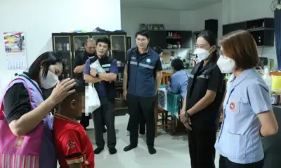 เจ้าหน้าที่สาธารณสุขจังหวัดเชียงรายเร่งเยี่ยมผู้ป่วยที่มีอาการเลือดกำเดาไหลเนื่องจากมลพิษ PM2.5