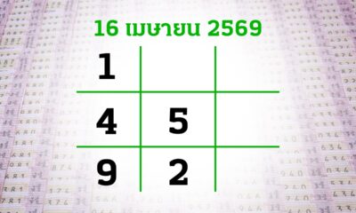 ส่องเลขเด็ด "หวยไทยรัฐ" งวดวันที 16 เมษายน 2569: เผยสูตรตารางมงคลลุ้นรวยรับวันสงกรานต์