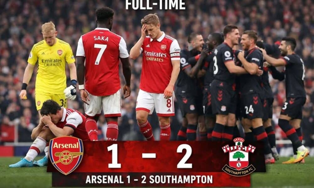 เซาแธมป์ตันพลิกล็อกเอาชนะอาร์เซนอล 2-1 ในศึกเอฟเอคัพ ที่สนามเซนต์แมรีส์