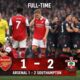 เซาแธมป์ตันพลิกล็อกเอาชนะอาร์เซนอล 2-1 ในศึกเอฟเอคัพ ที่สนามเซนต์แมรีส์