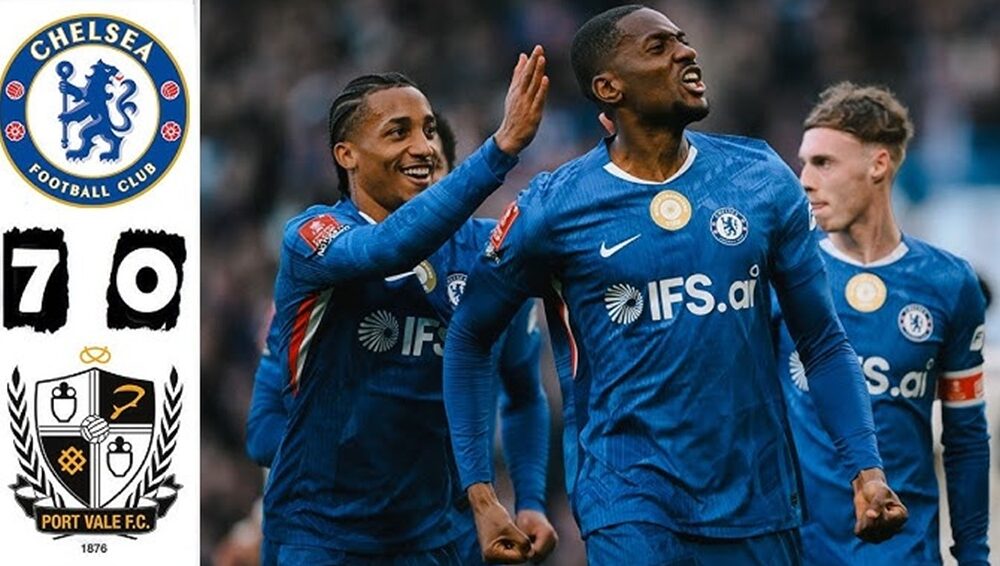 เชลซีถล่มพอร์ท เวล 7-0
