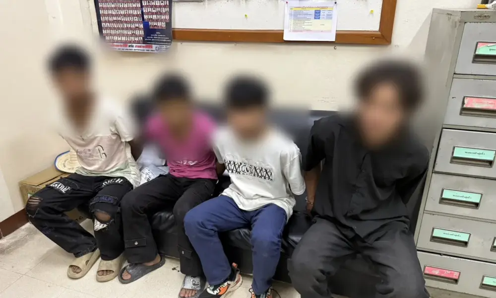 คนงานชาวเมียนมาร์ 4 คนถูกจับกุมในจังหวัดเชียงรายในข้อหาฆาตกรรมนายจ้าง