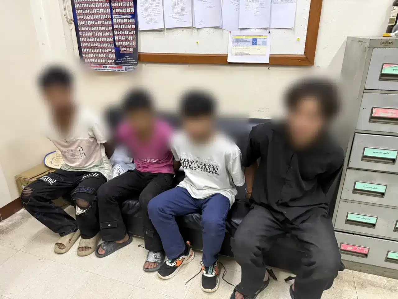 คนงานชาวเมียนมาร์ 4 คนถูกจับกุมในจังหวัดเชียงรายในข้อหาฆาตกรรมนายจ้าง