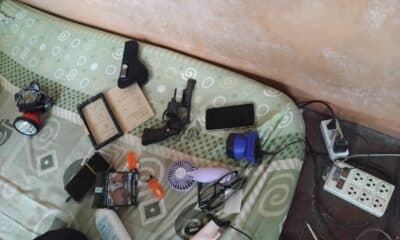 ตำรวจเชียงรายจับกุมผู้ค้ายาเสพติด ยึดปืนพกบรรจุกระสุน