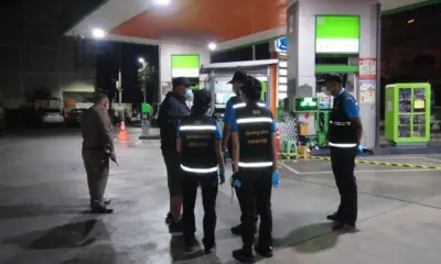 ปล้นหน้าด้าน! คนร้ายติดอาวุธบุกปั๊มน้ำมันในจังหวัดเชียงราย ต่อสู้กับพนักงานนานสามนาทีก่อนจะหลบหนีไป