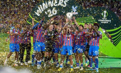 พาเลซผงาดคว้าแชมป์ยุโรป! เฉือนชนะ ราโย 1-0 ครองถ้วยคอนเฟอเรนซ์ลีกสมัยแรก