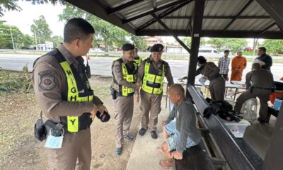จับกุมทันที! พระภิกษุรูปหนึ่งถูกจับกุมที่ด่านตรวจในข้อหาเมาสุรา