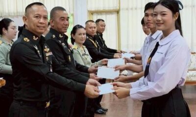 กระทรวงกิจการทหารผ่านศึกมอบทุนการศึกษาแก่นักเรียนจังหวัดเชียงราย 79 คน